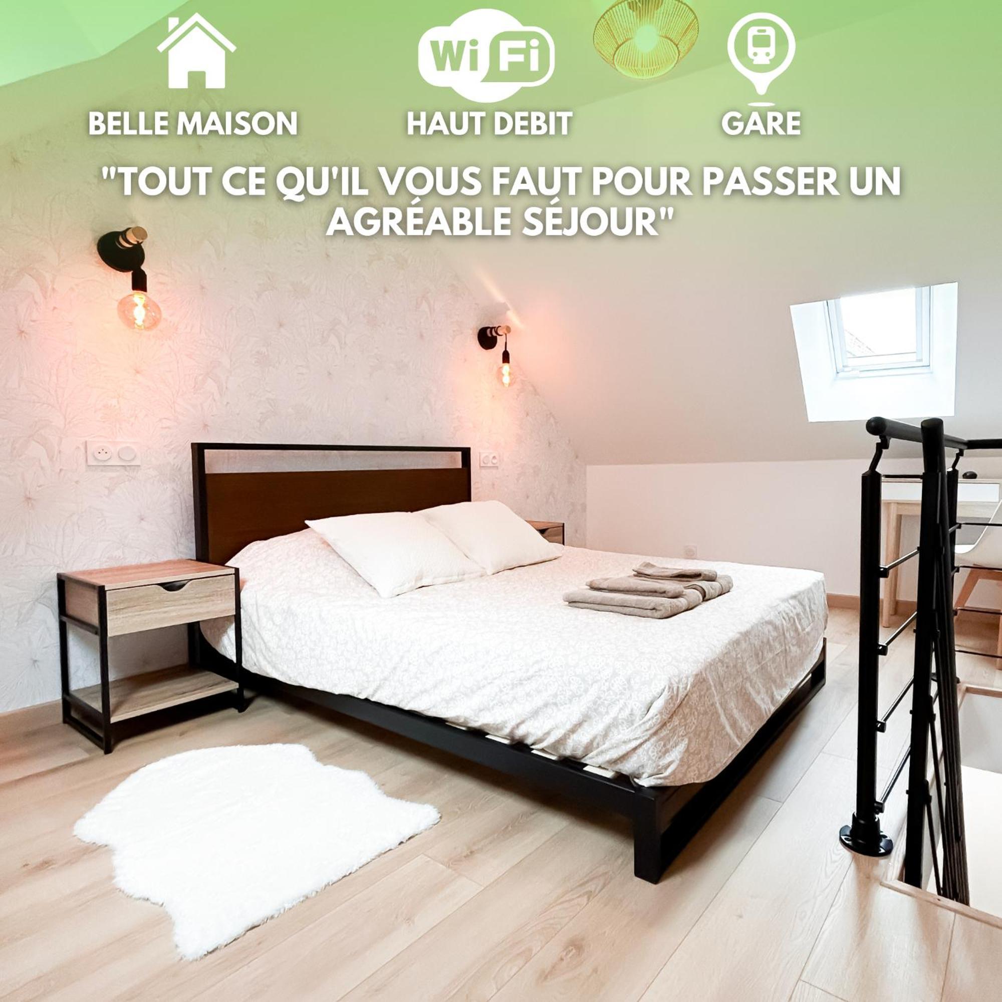 Maison Cosy Centre Gare Hébergement de vacances Amiens